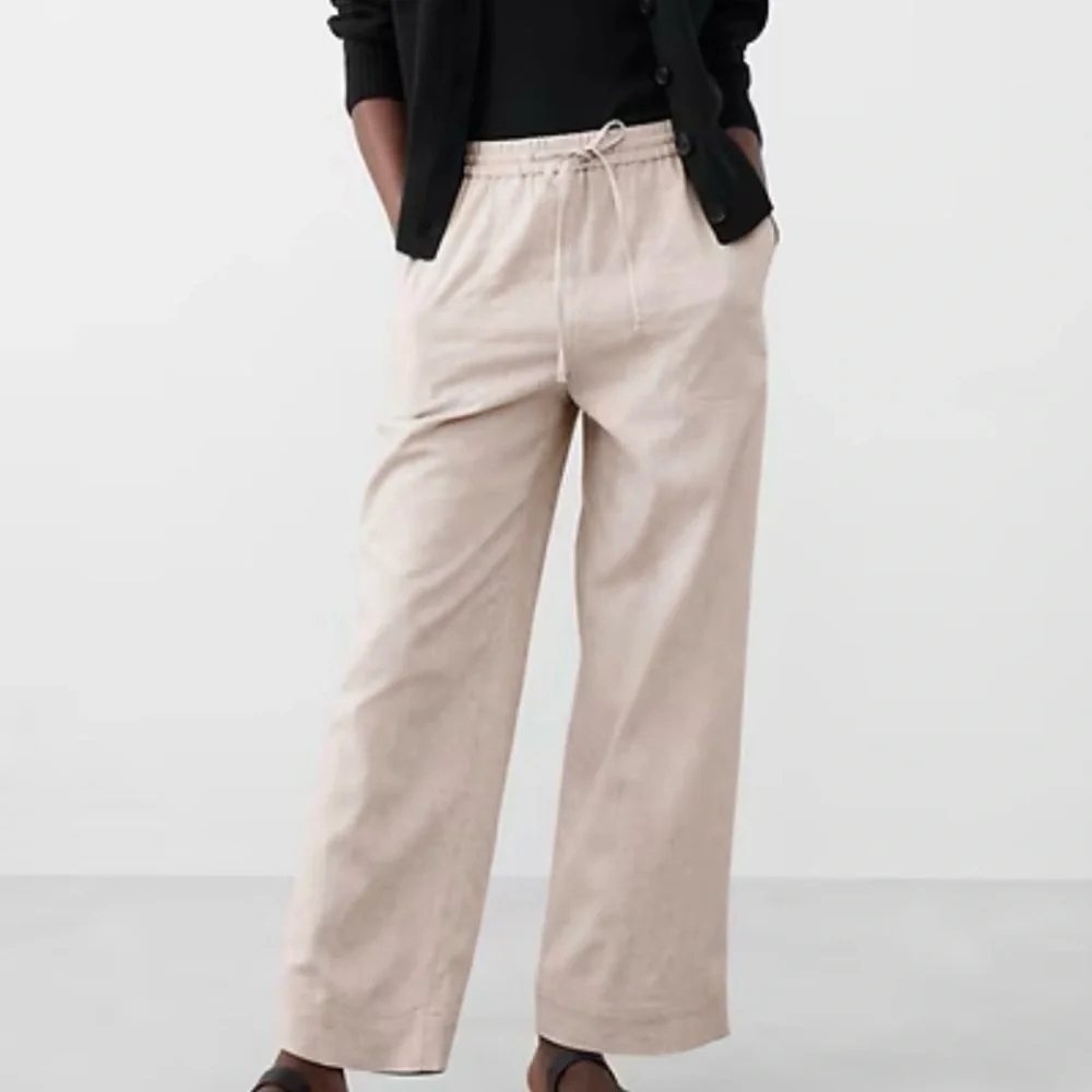 Banana Republic Linen Drawstring Trouser NWT
